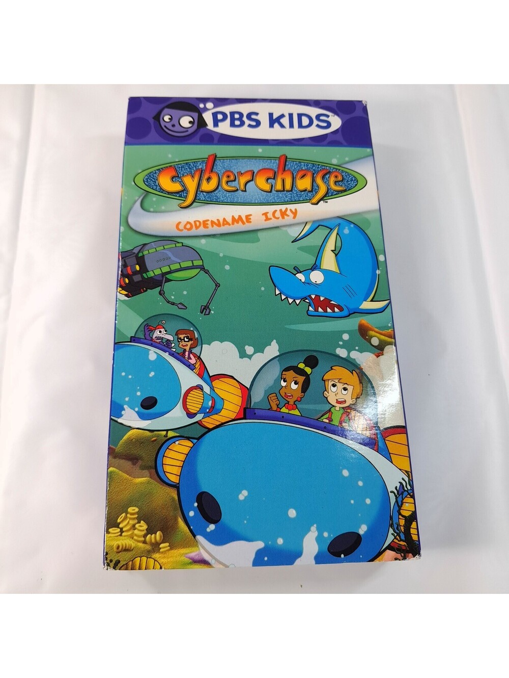 PBS Kids Cyberchase VHS Codename Icky & Harriet Hippo & the Mean Green Vintage